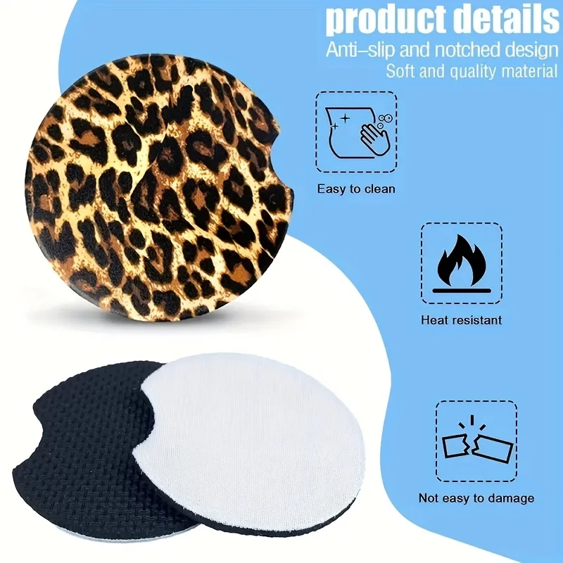 20pcs Sublimated Blank Car Coa - مراجعة Coaster Sublimation Blank وسعره