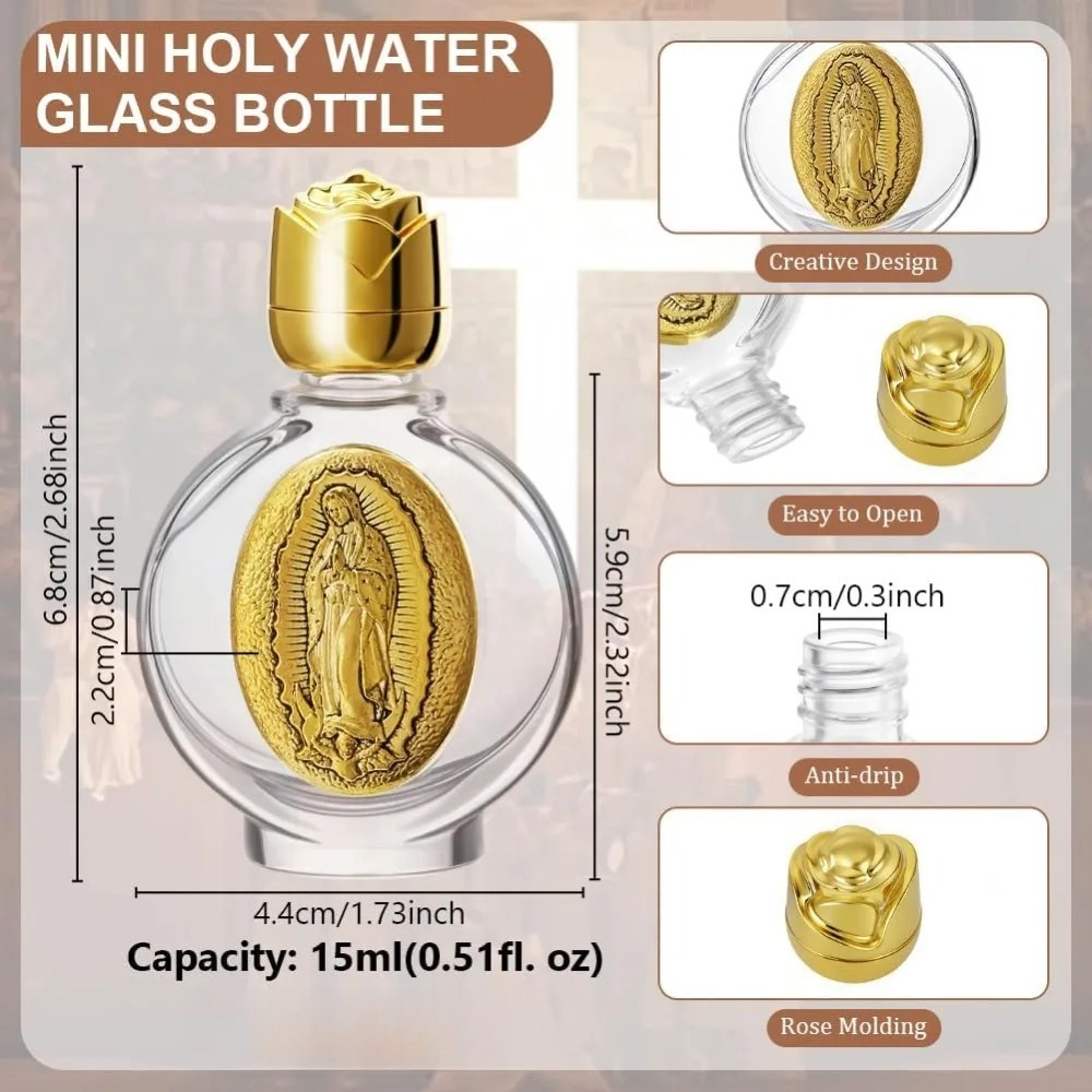 12/2Pcs Holy Water Bottles 0.5 - مراجعة Water Bottle Blank وسعره