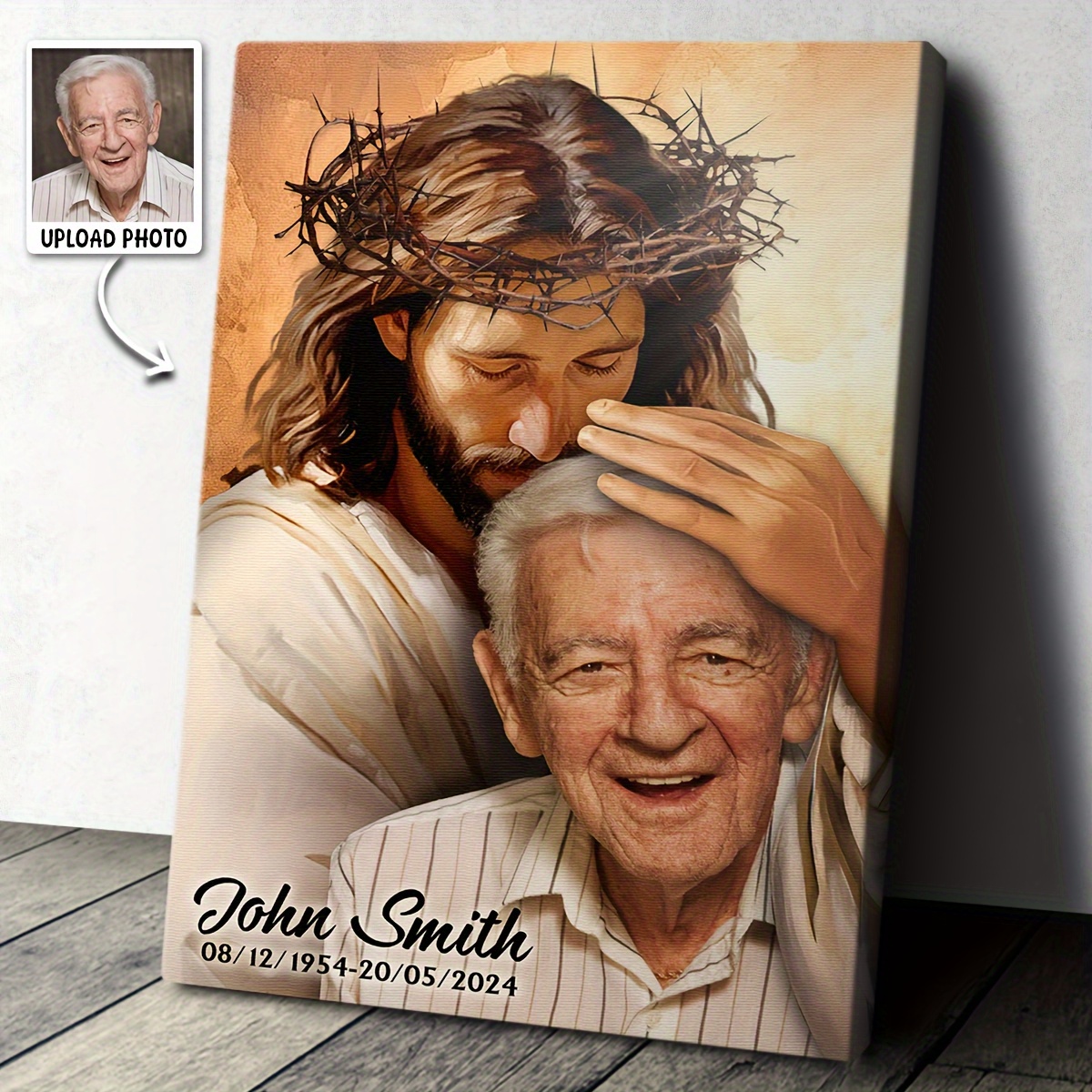 2D Flat-Custom Religious Memor - مراجعة Canvas Wrap Ready وسعره