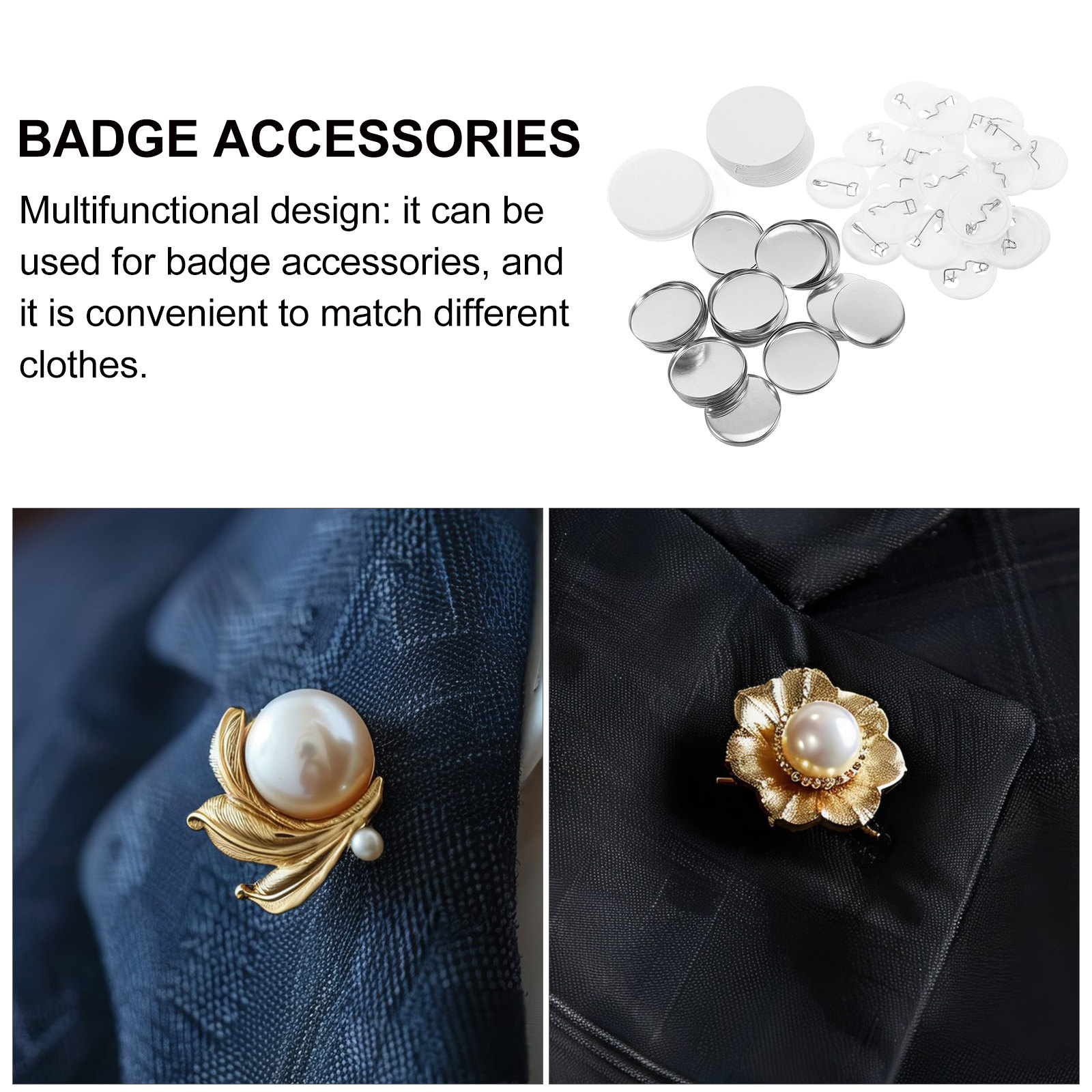 1Set Tinplate Badge Supplies R - مراجعة Button Badge Blank وسعره