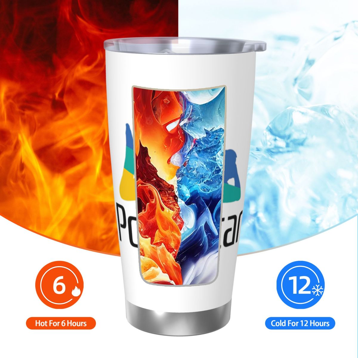 Ps Pron Star White Stainless S - مراجعة Tumbler 20Oz White وسعره
