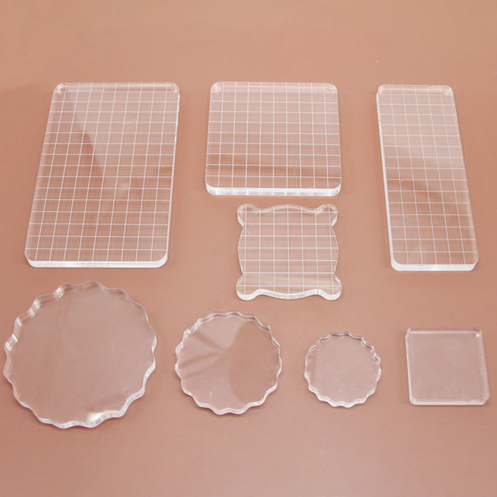 Clear Acrylic Stamp Block Use  - مراجعة Photo Acrylic Block وسعره