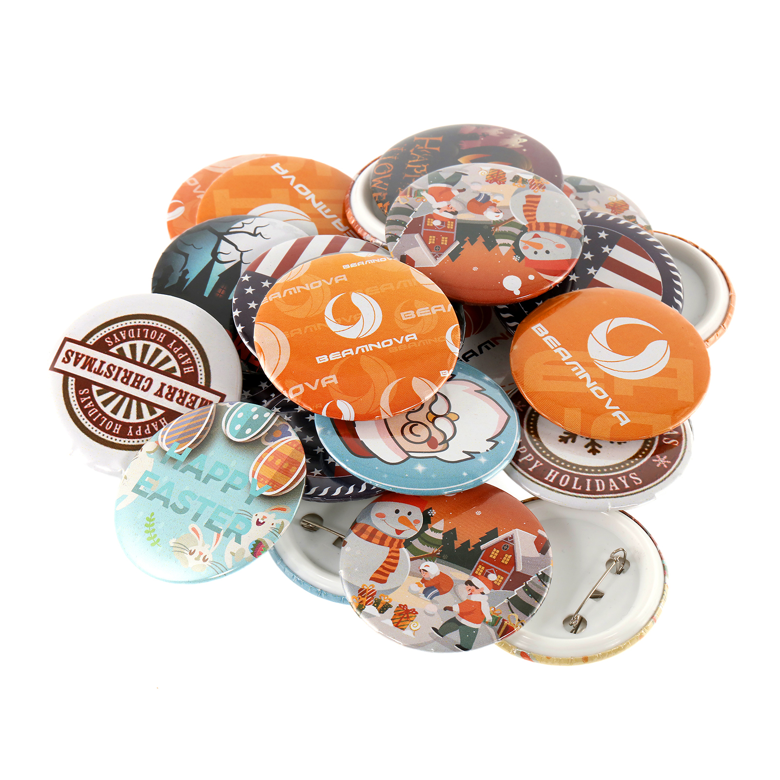 500Pcs/set Blank Badge Pinback - مراجعة Button Badge Blank وسعره