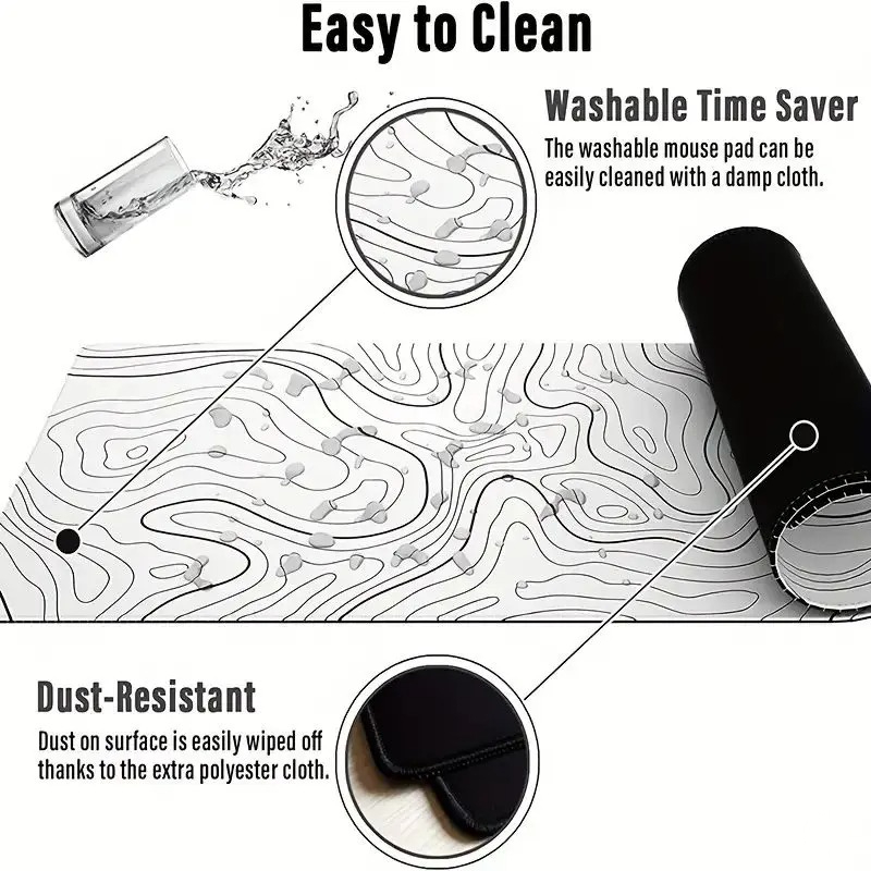 1PC Large Mouse Pads For Desk, - مراجعة Mouse Pad Blank Sublimation وسعره
