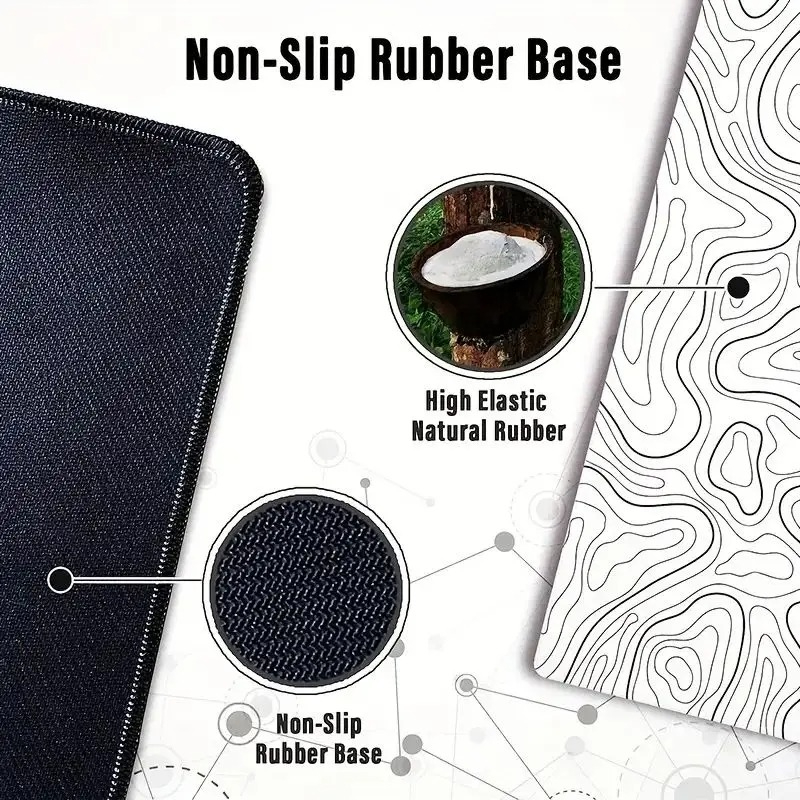 1PC Large Mouse Pads For Desk, - مراجعة Mouse Pad Blank Sublimation وسعره