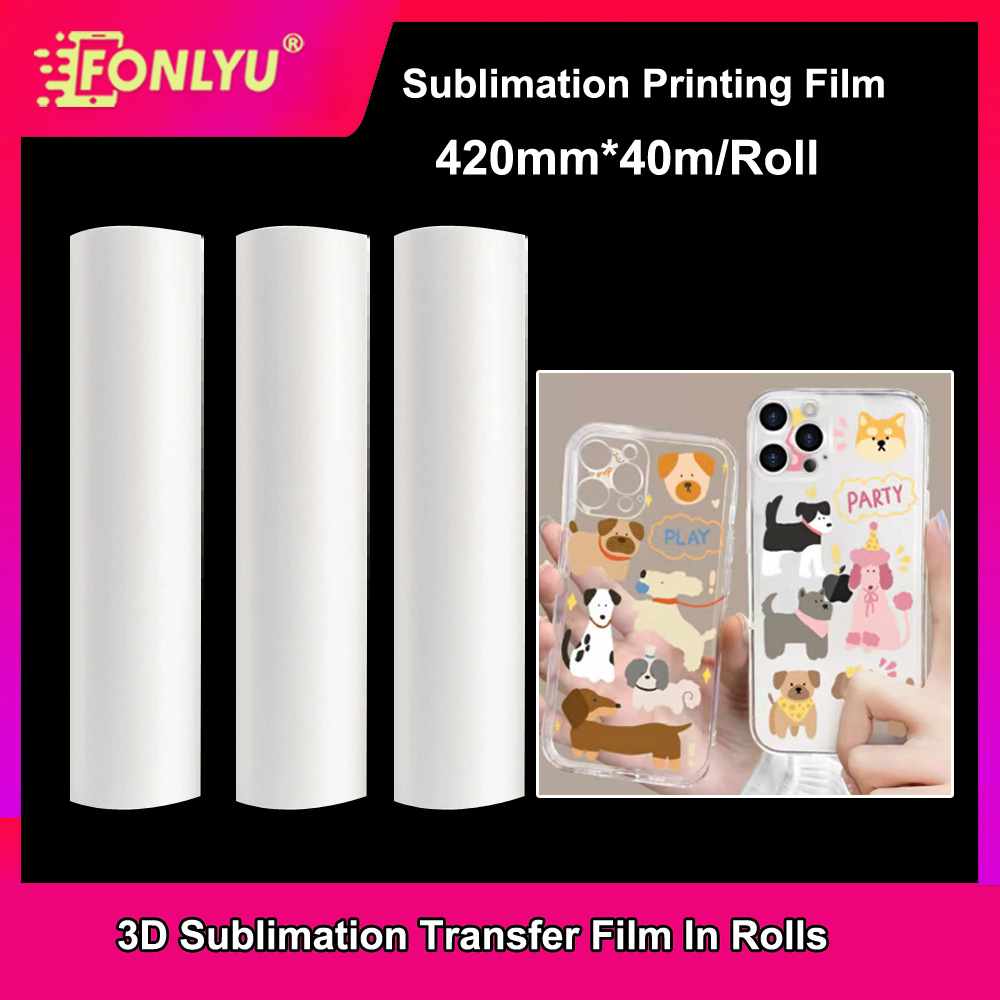 FONLYU 420mm*40mm Roll 3D Subl - مراجعة Phone Case Blank Print وسعره