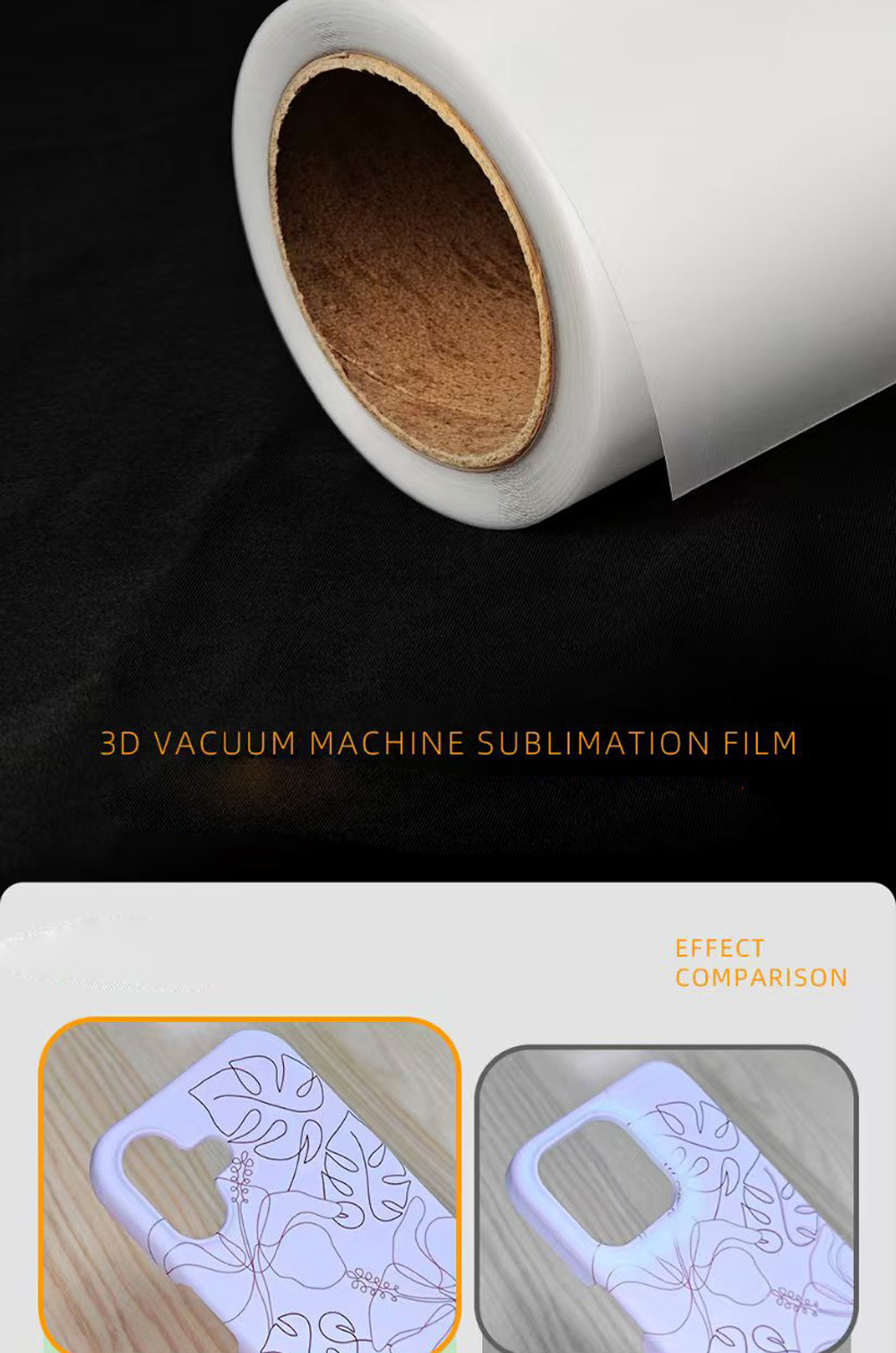 FONLYU 420mm*40mm Roll 3D Subl - مراجعة Phone Case Blank Print وسعره