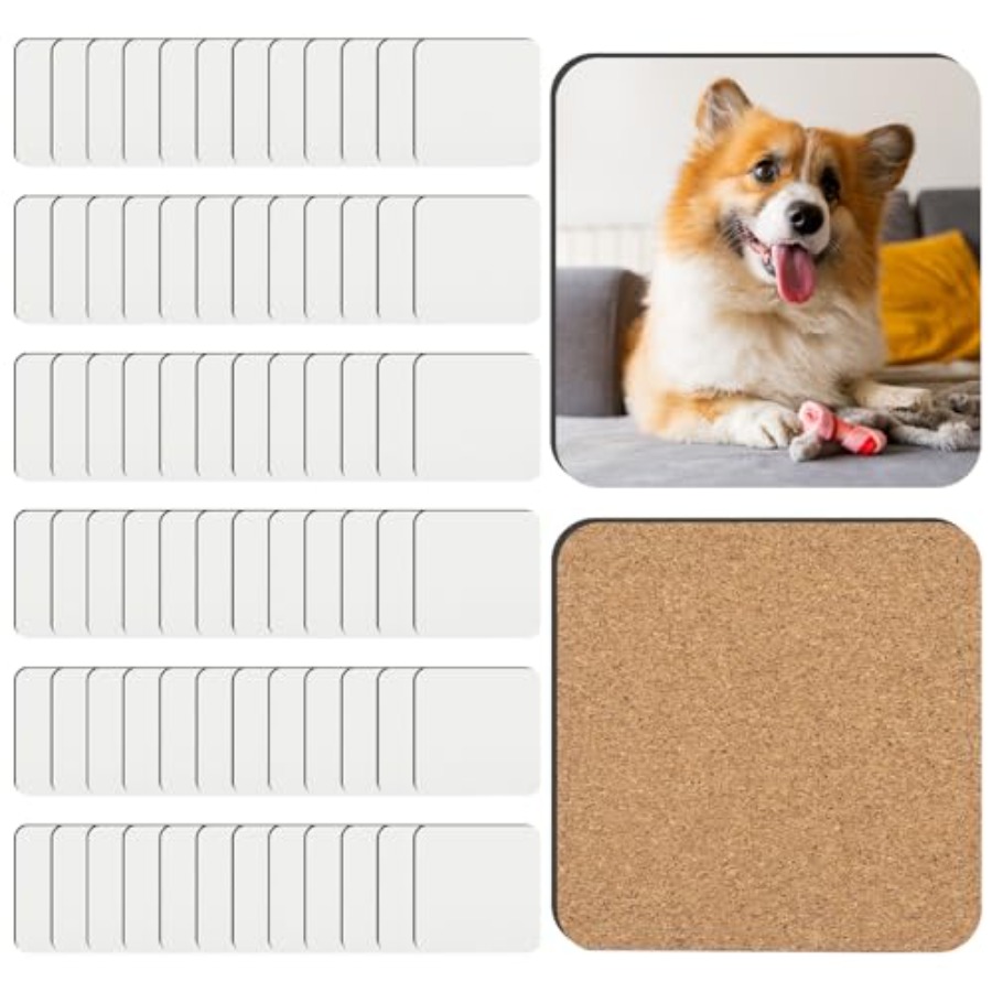 PCS Sublimation Coasters Blank - مراجعة Coaster Sublimation Blank وسعره