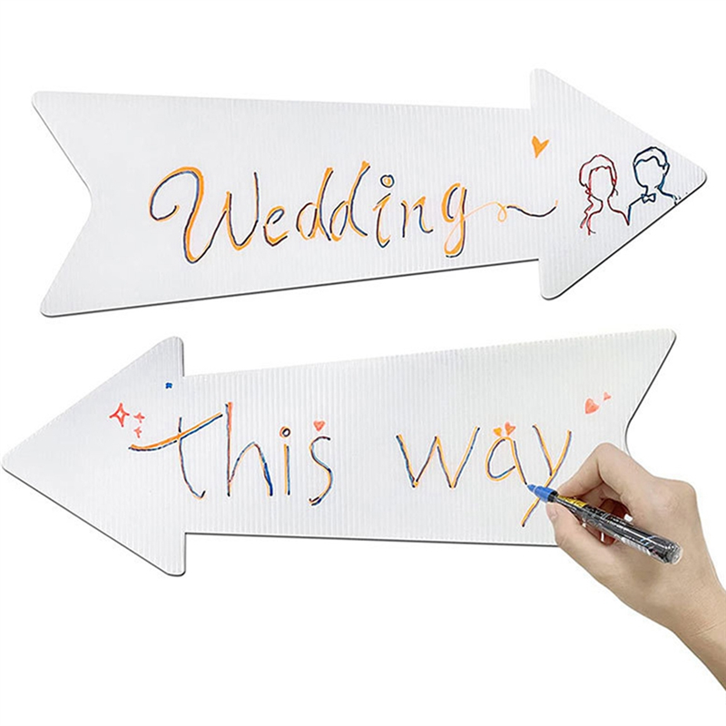 HRBAJ-Directional Arrows Signs - مراجعة Yard Sign Blank وسعره