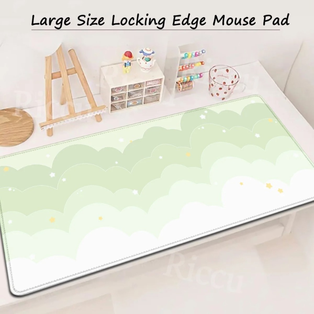 Pink Pastel Clouds Extended Mo - مراجعة Mouse Pad Blank Sublimation وسعره