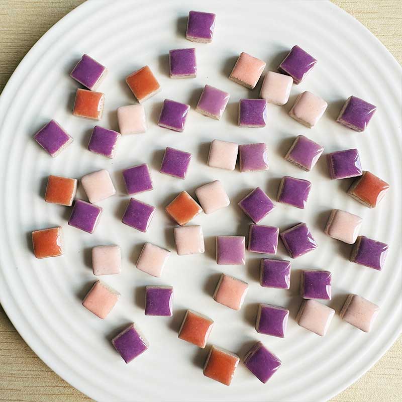 DIY 100g Ceramic Mosaic Tiles  - مراجعة Ceramic Tile Blank وسعره