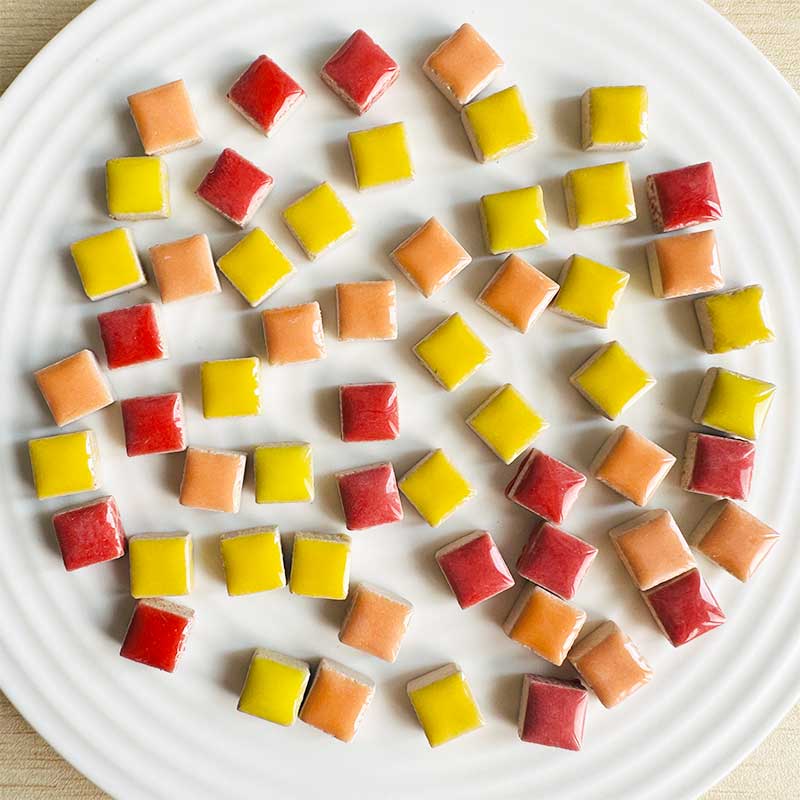 DIY 100g Ceramic Mosaic Tiles  - مراجعة Ceramic Tile Blank وسعره