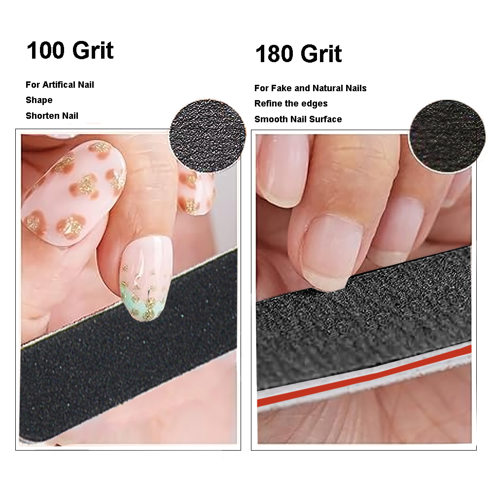 4pcs Professional Nail Files D - مراجعة Photo Acrylic Block وسعره