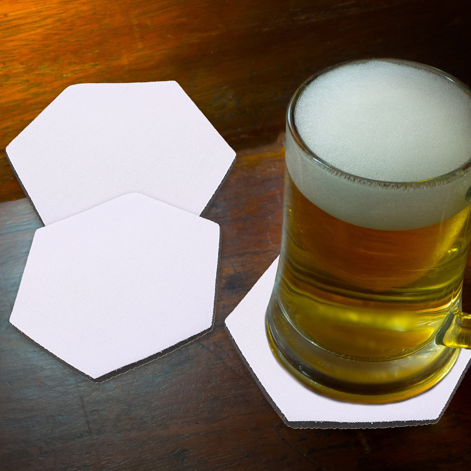 10Pcs Sublimation Blank Coaste - مراجعة Coaster Sublimation Blank وسعره