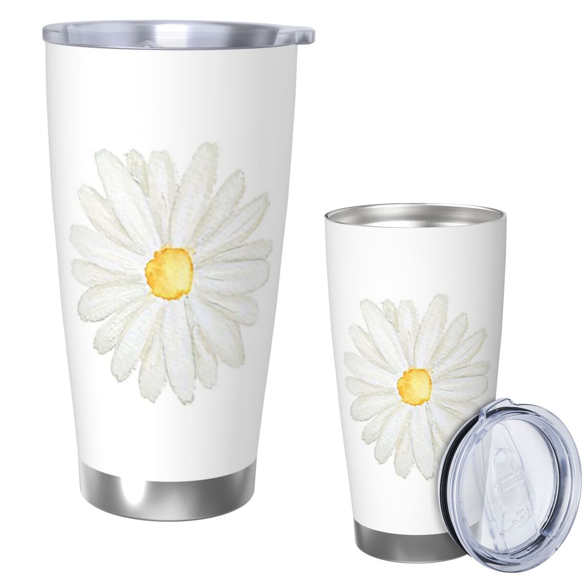 Hand Painted One Little White  - مراجعة Tumbler 20Oz White وسعره