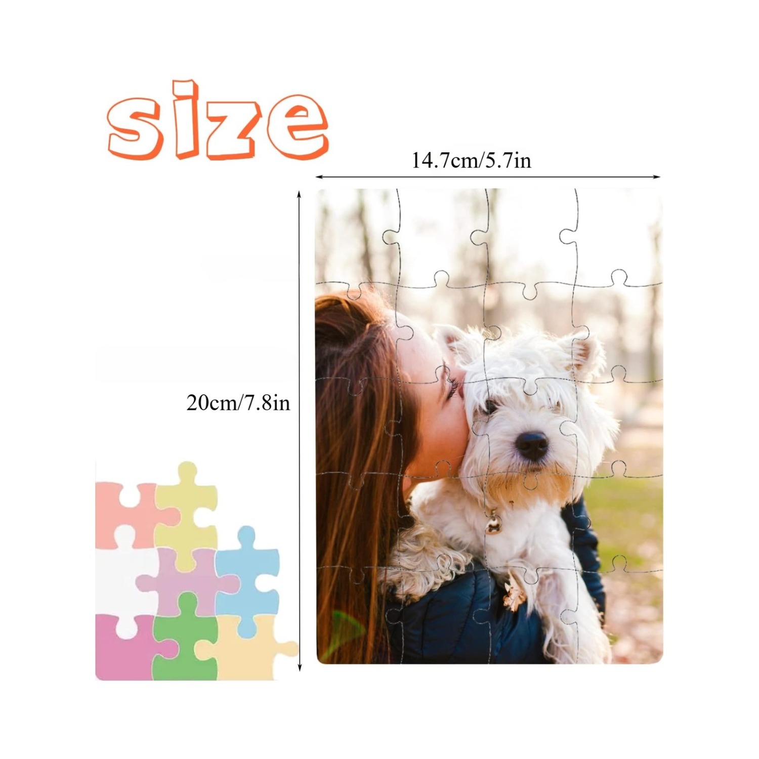 6pcs Blank Sublimation Puzzles - مراجعة Puzzle Blank White وسعره