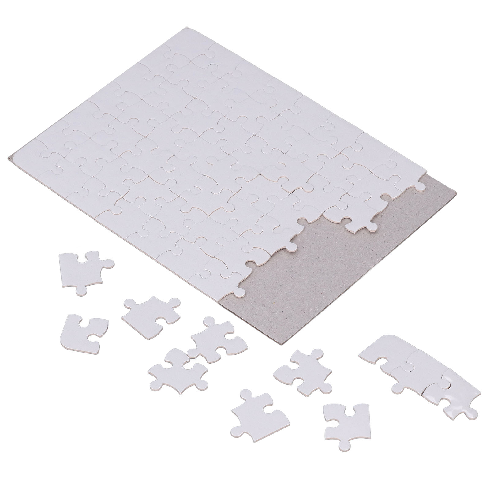 6 Set Blank Puzzles 13x18cm Wh - مراجعة Puzzle Blank White وسعره