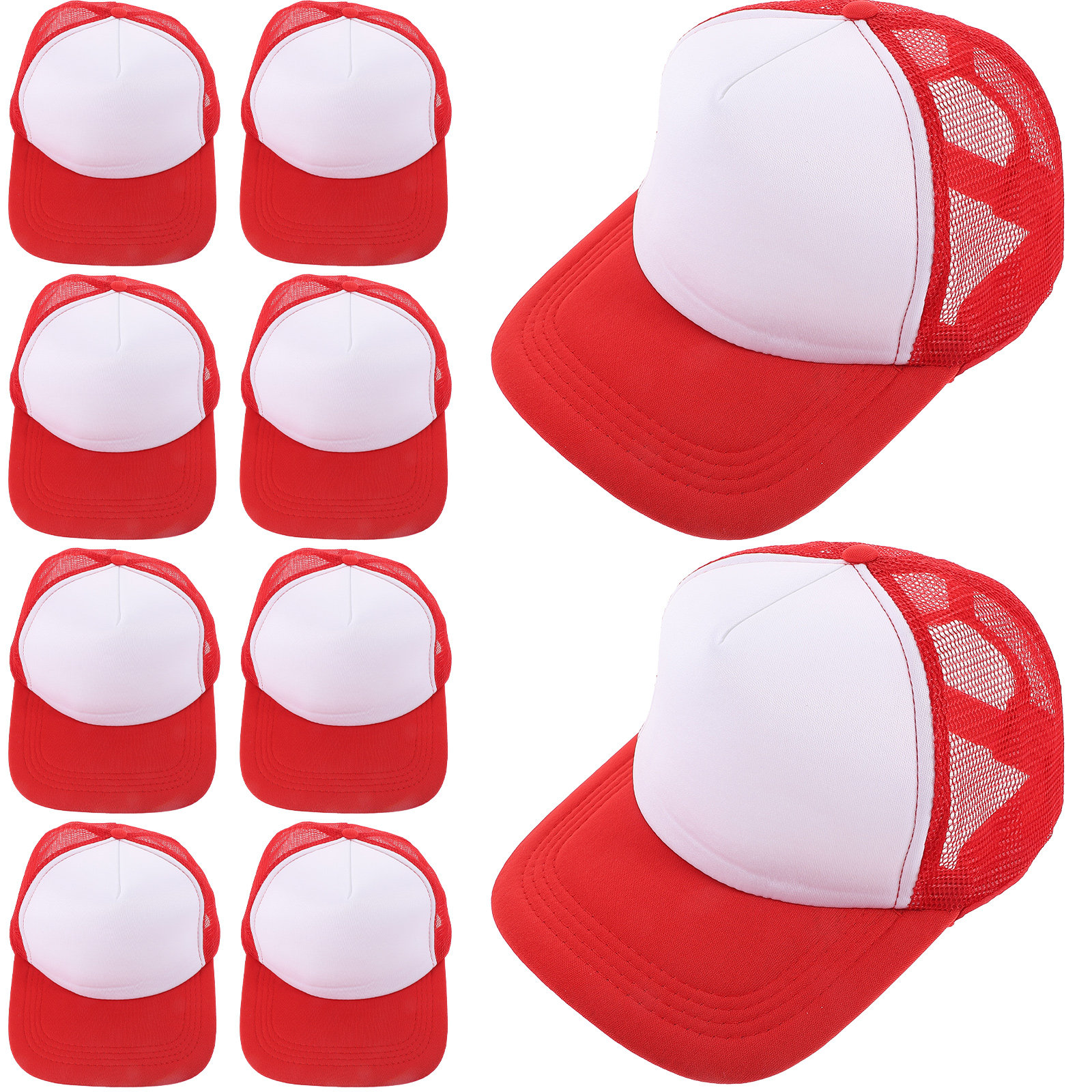 10Pcs DIY Blank Baseball Hats  - مراجعة Hat Sublimation Blank وسعره