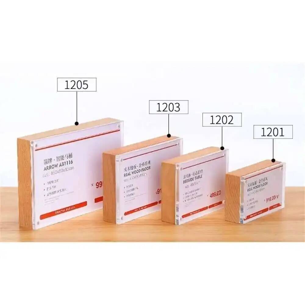 Desk Price Card Display Magnet - مراجعة Photo Acrylic Block وسعره