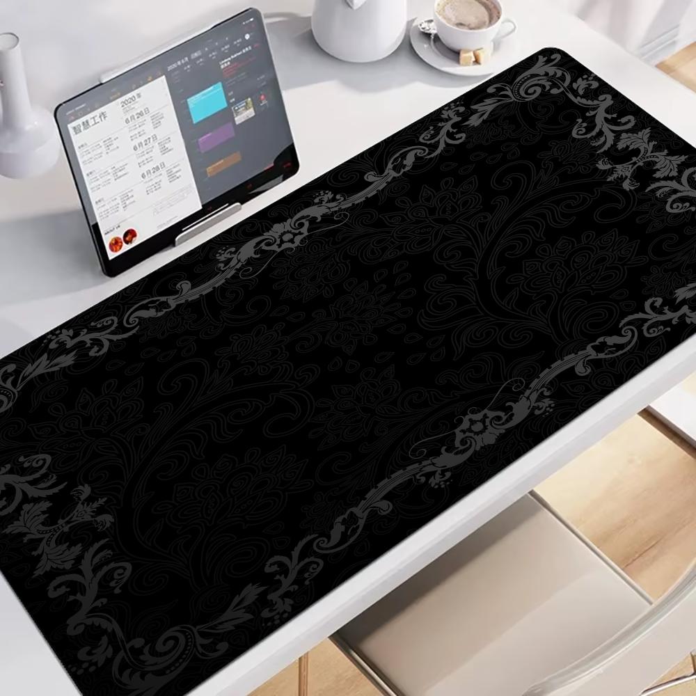 Black Flower Lace Mouse Pad La - مراجعة Mouse Pad Blank Sublimation وسعره
