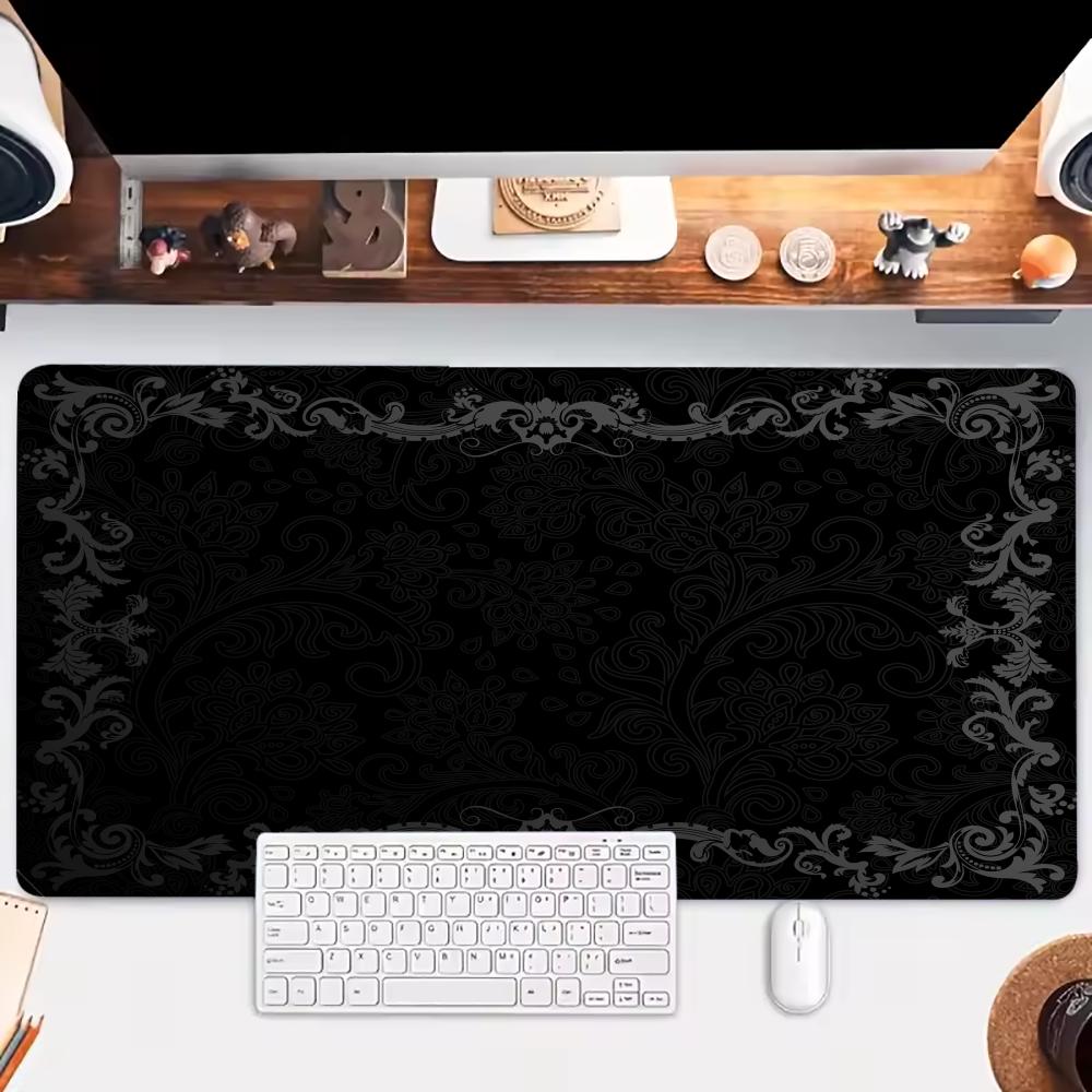 Black Flower Lace Mouse Pad La - مراجعة Mouse Pad Blank Sublimation وسعره