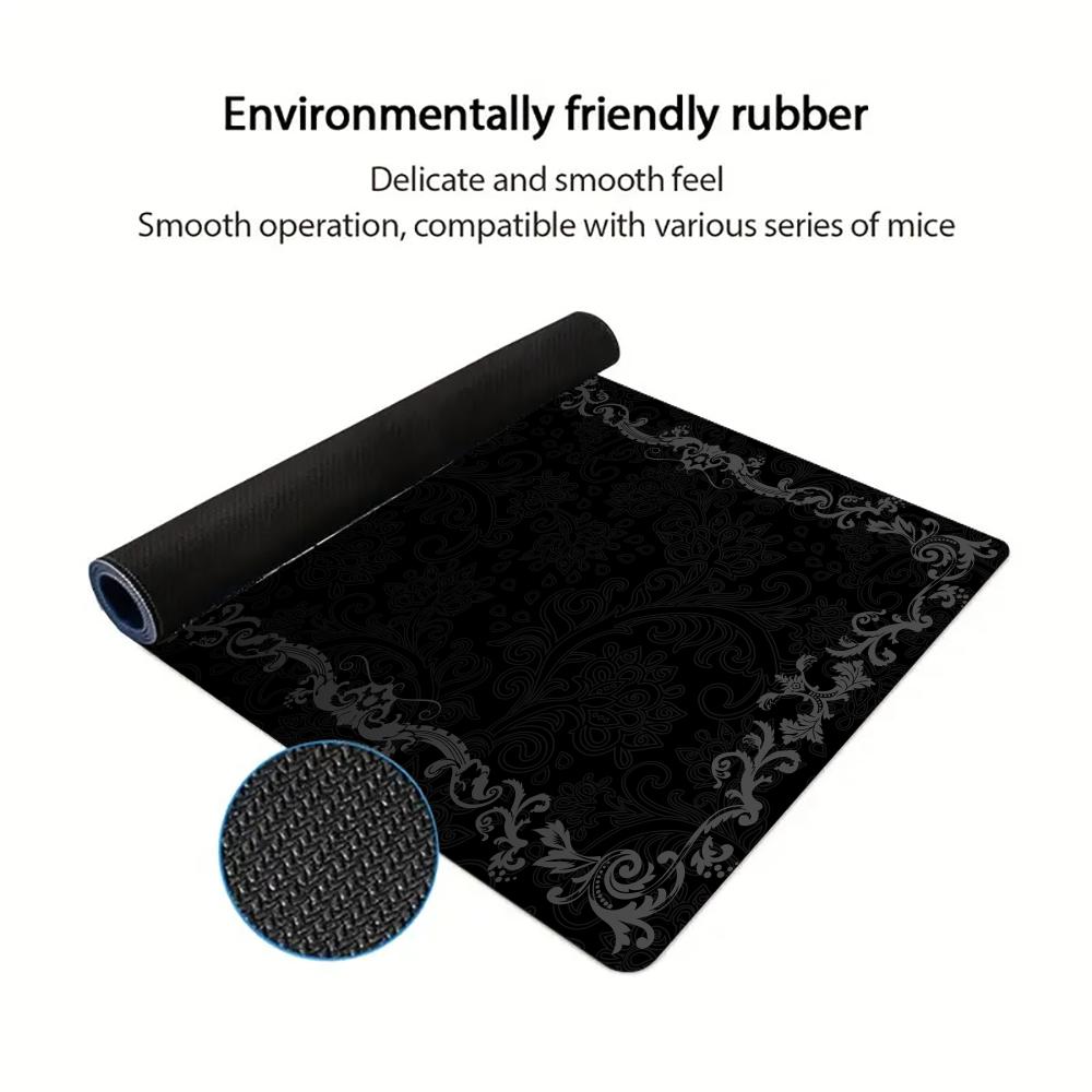 Black Flower Lace Mouse Pad La - مراجعة Mouse Pad Blank Sublimation وسعره