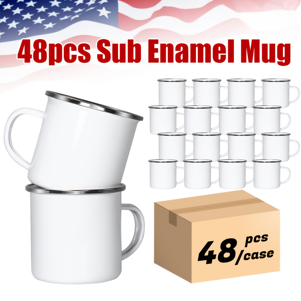 48pcs 11.83oz Sublimation Whit - مراجعة Sublimation Mug White وسعره