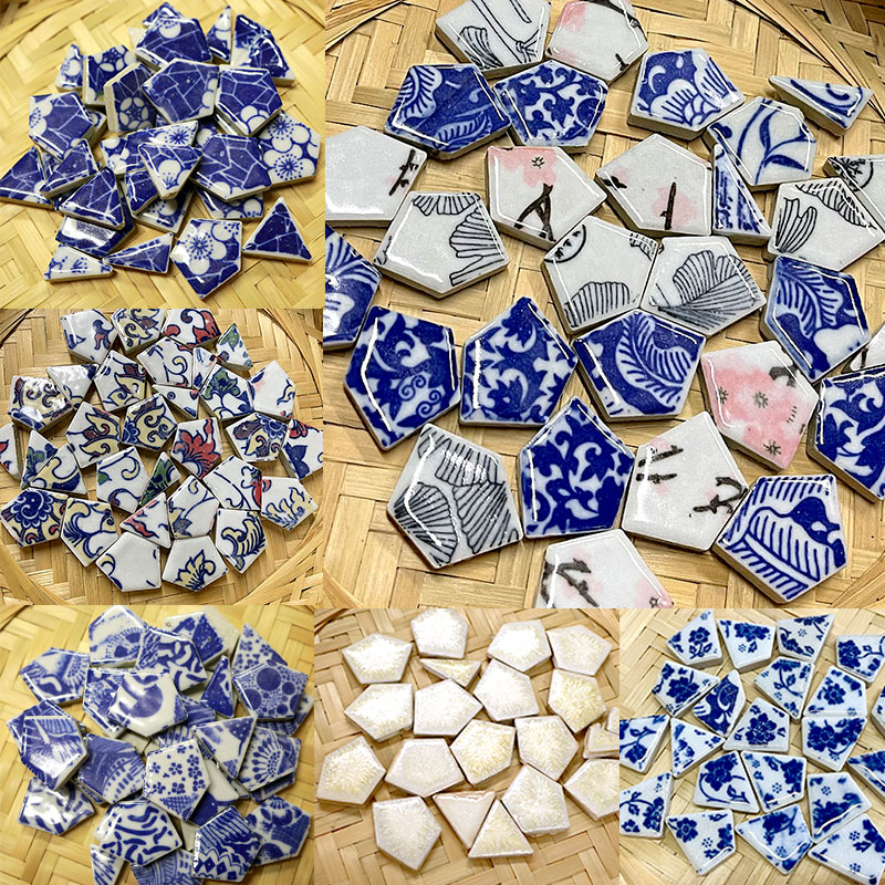 100g Oval Ceramic Mosaic Tiles - مراجعة Ceramic Tile Blank وسعره