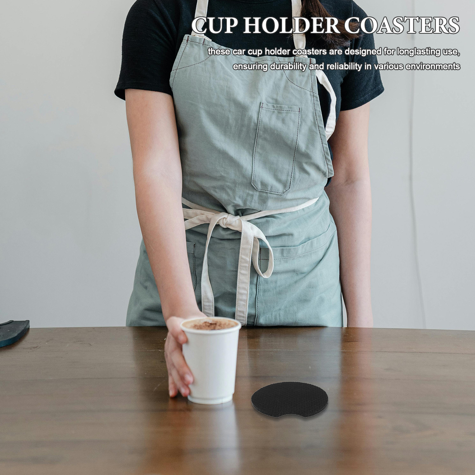 1Set Neoprene Car Cup Holder C - مراجعة Coaster Sublimation Blank وسعره
