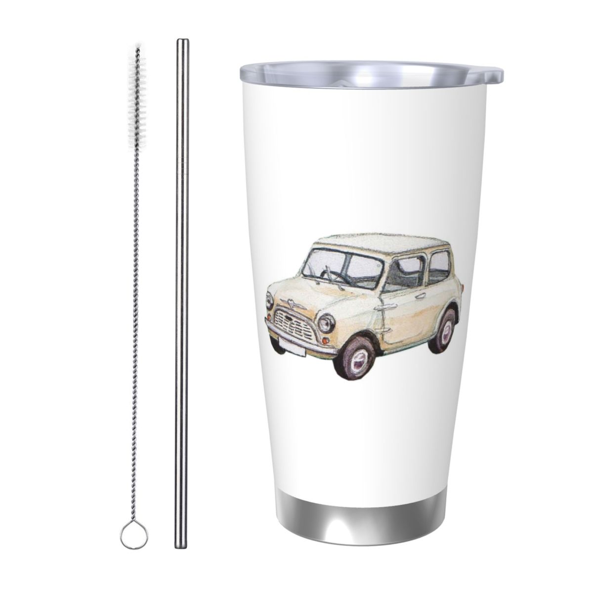 Classic White Mini Cooper In W - مراجعة Tumbler 20Oz White وسعره