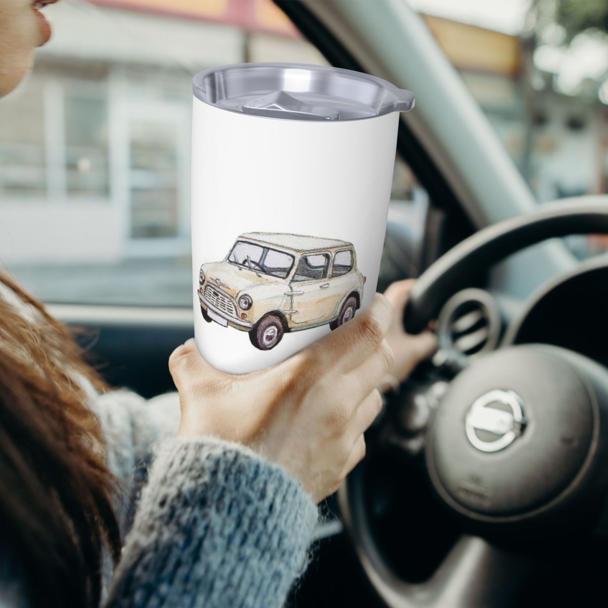 Classic White Mini Cooper In W - مراجعة Tumbler 20Oz White وسعره