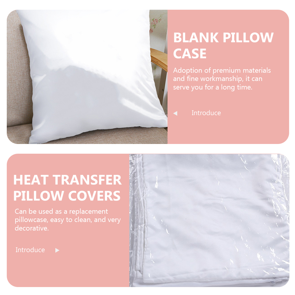 4Pcs White Sublimation Pillow  - مراجعة Pillow Cover Sublimation وسعره
