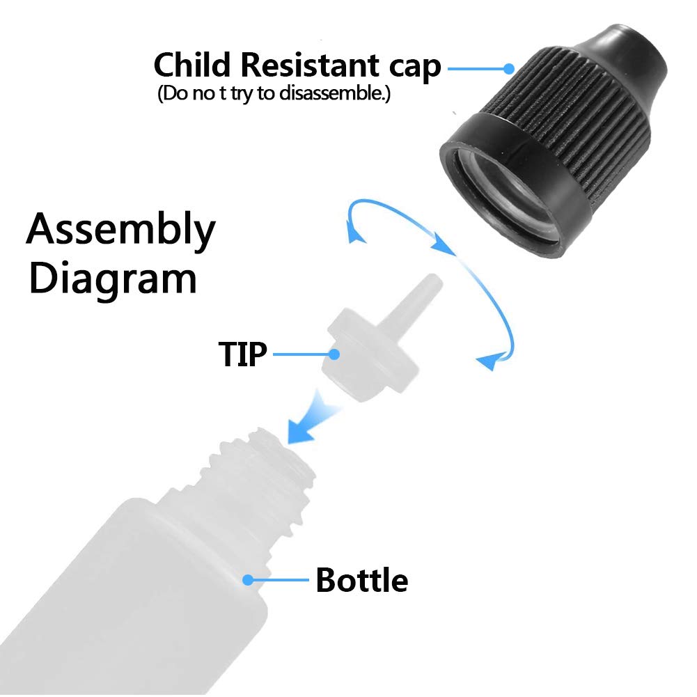 5Pcs 3ml-120ml LDPE Empty Plas - مراجعة Water Bottle Blank وسعره