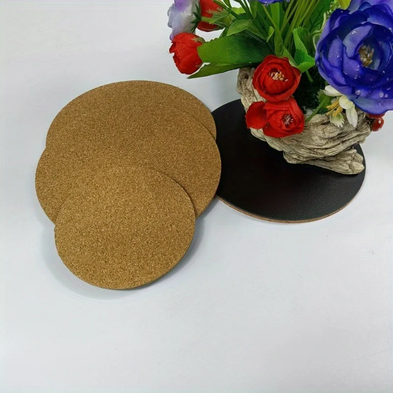 1/4Pcs Flower Pot Mat Kitchen  - مراجعة Coaster Sublimation Blank وسعره