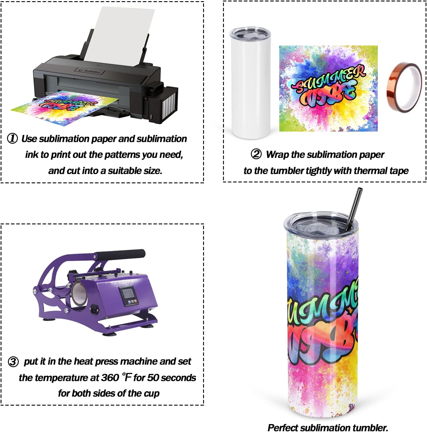 50 Pack Sublimation Tumblers B - مراجعة Tumbler 20Oz White وسعره