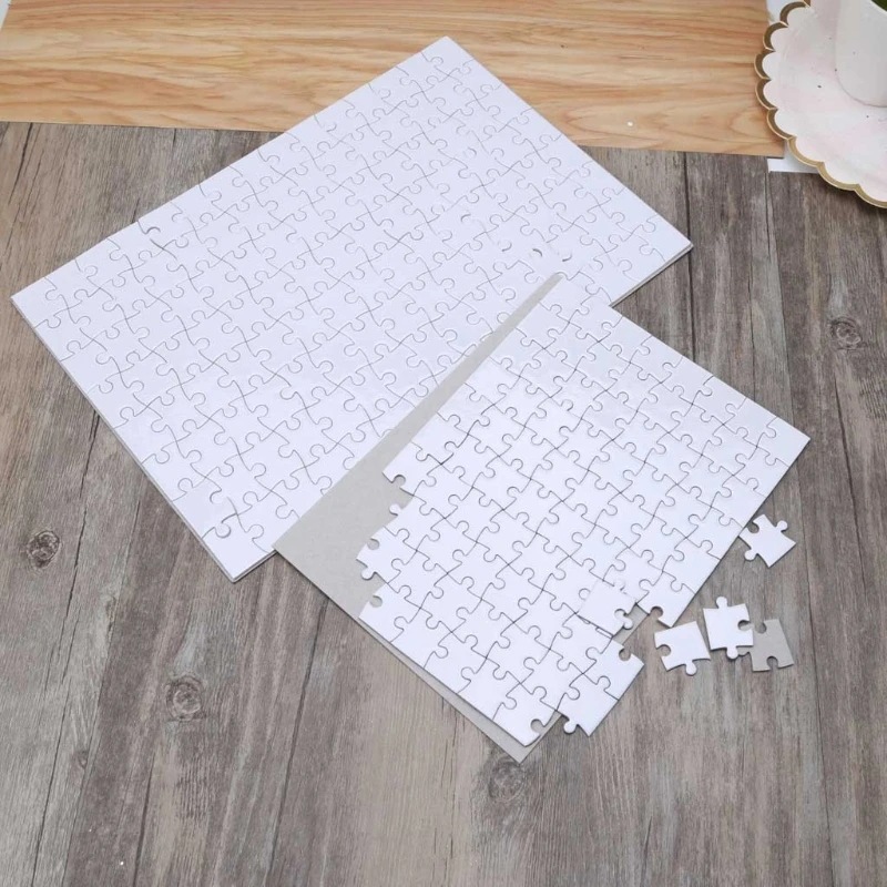 10sheets/lot Printable Jigsaw  - مراجعة Puzzle Blank White وسعره