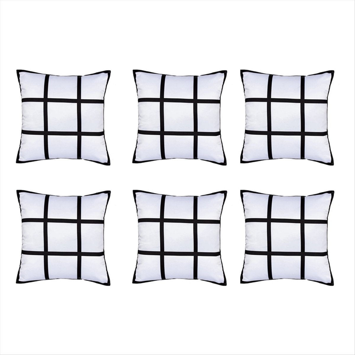 ABNH 6Pcs Sublimation Blank Pa - مراجعة Pillow Cover Sublimation وسعره