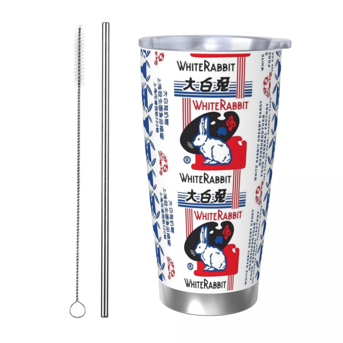 White Rabbit Candy Stainless S - مراجعة Tumbler 20Oz White وسعره