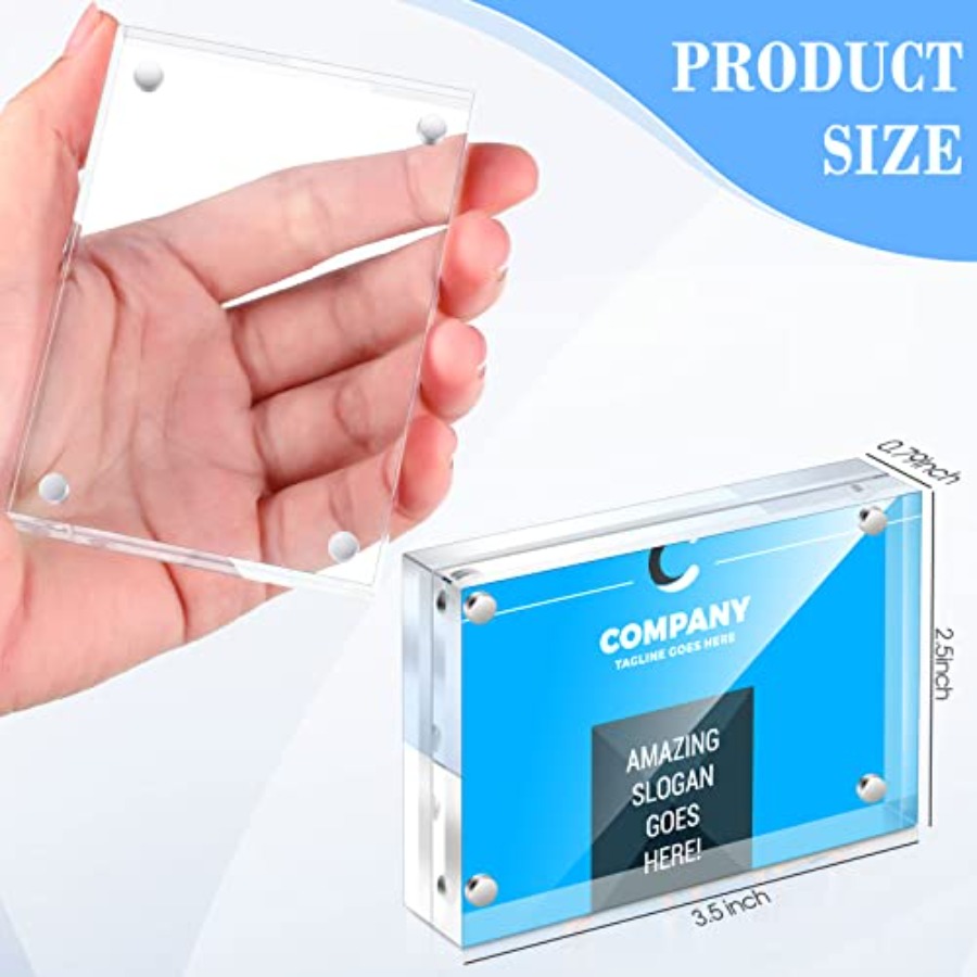 Acrylic Business Card Frame 2. - مراجعة Photo Acrylic Block وسعره