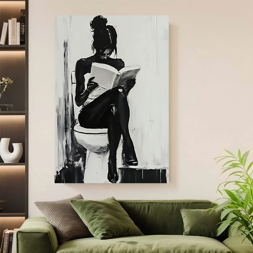 Framed 1pc Modern Abstract Wom - مراجعة Canvas Wrap Ready وسعره