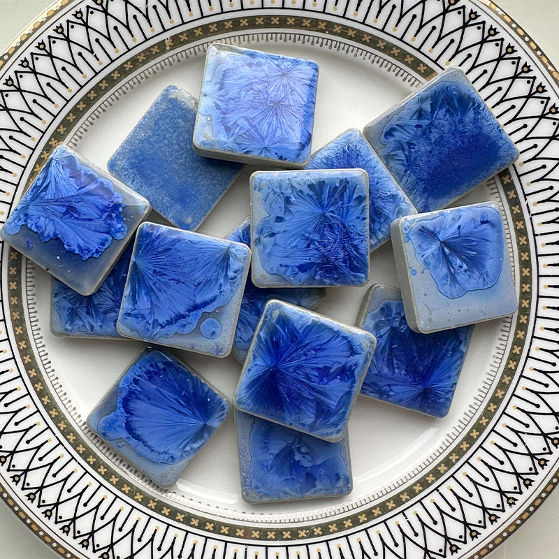 100g DIY Ceramic Mosaic Tiles  - مراجعة Ceramic Tile Blank وسعره