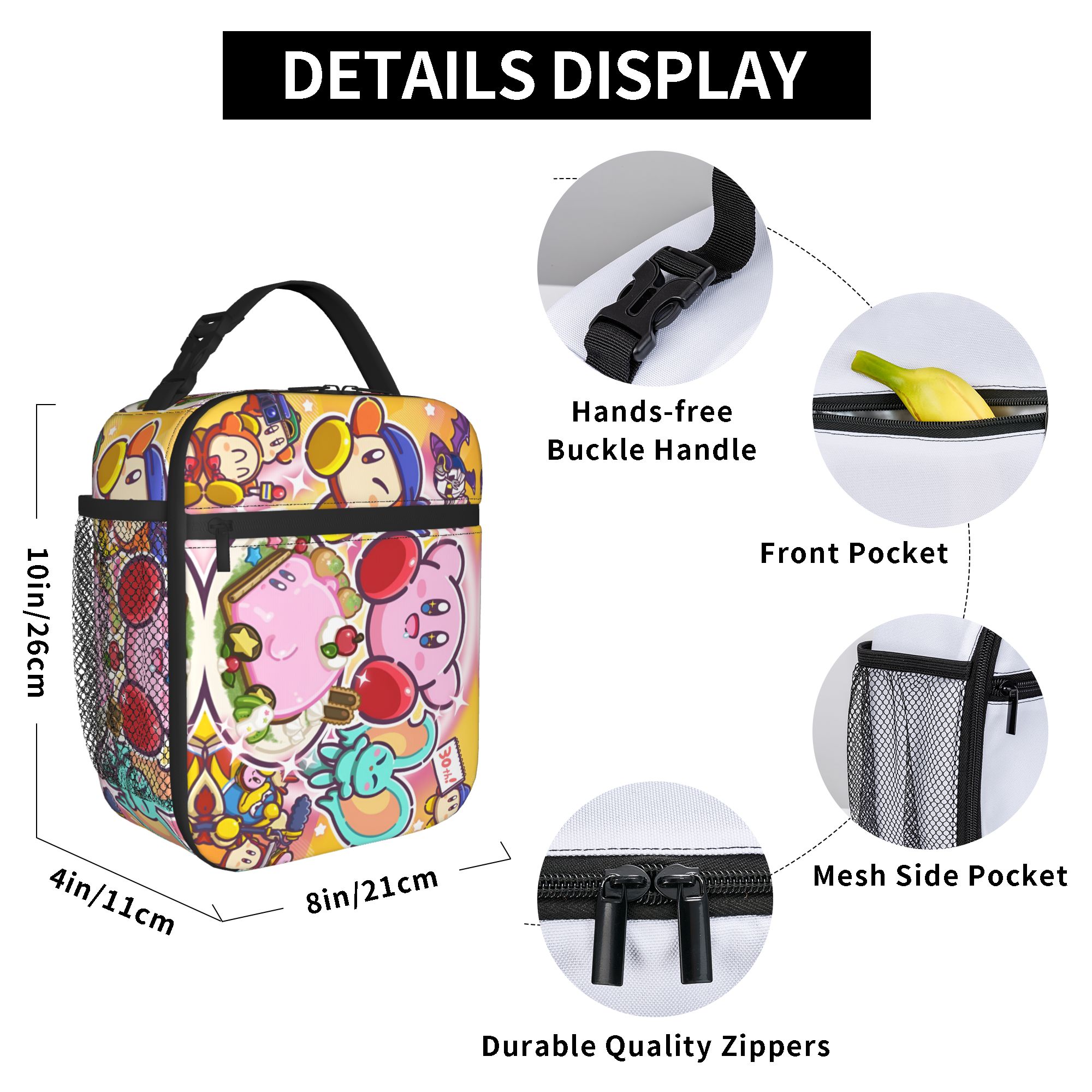 Custom K-Kirbys Insulated Lunc - مراجعة Tote Bag Sublimation وسعره