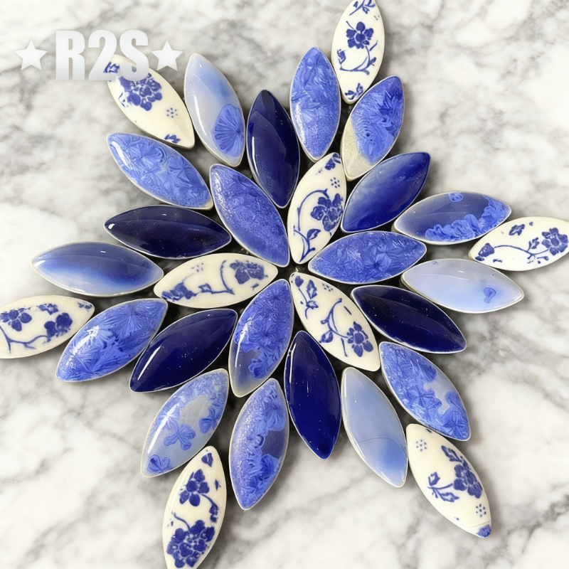 100g Mix color Irregular Ceram - مراجعة Ceramic Tile Blank وسعره