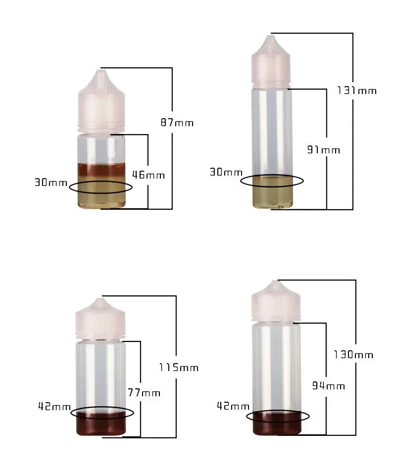 50PCS 30/60/100/120ml Empty Pl - مراجعة Water Bottle Blank وسعره