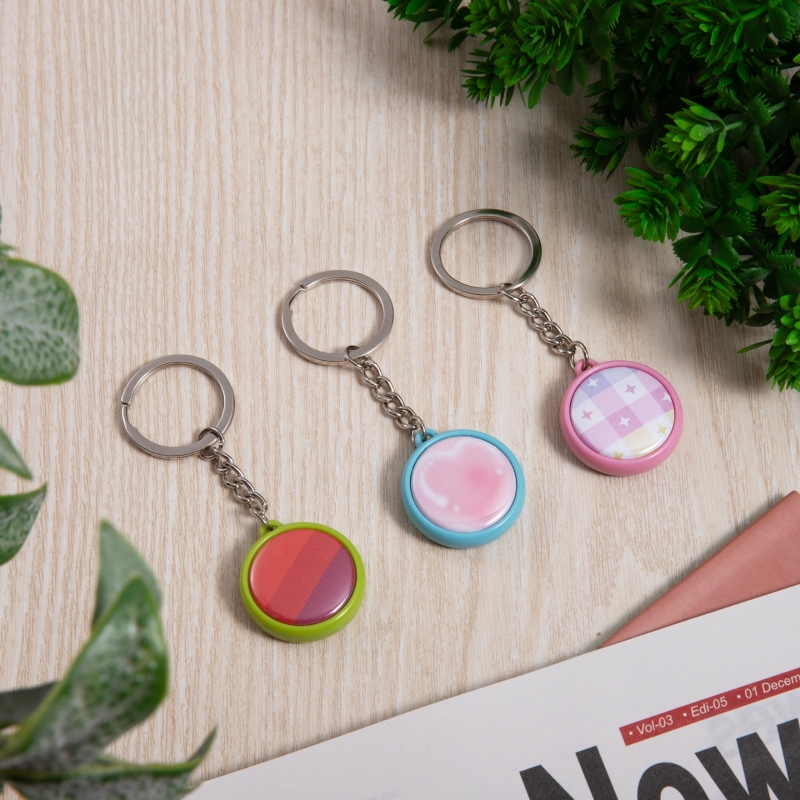 50pcs/Set 32mm Double-side Key - مراجعة Button Badge Blank وسعره