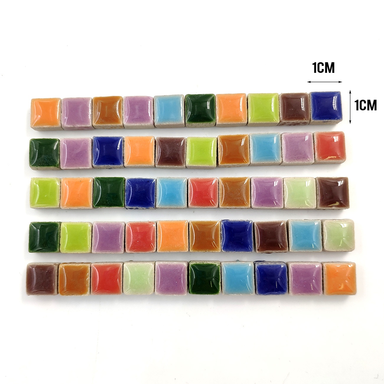 100g DIY Ceramic Mosaic Tiles  - مراجعة Ceramic Tile Blank وسعره