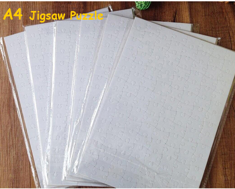10pcs/lot Free Shipping A4 Sub - مراجعة Puzzle Blank White وسعره