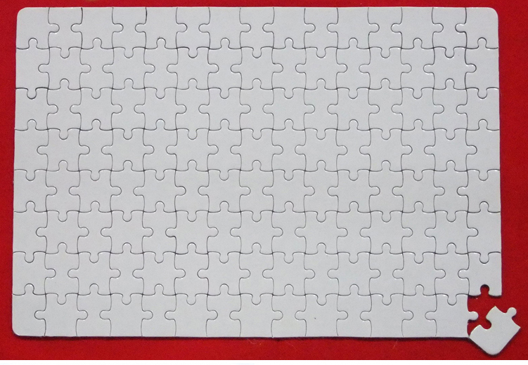 10pcs/lot Free Shipping A4 Sub - مراجعة Puzzle Blank White وسعره
