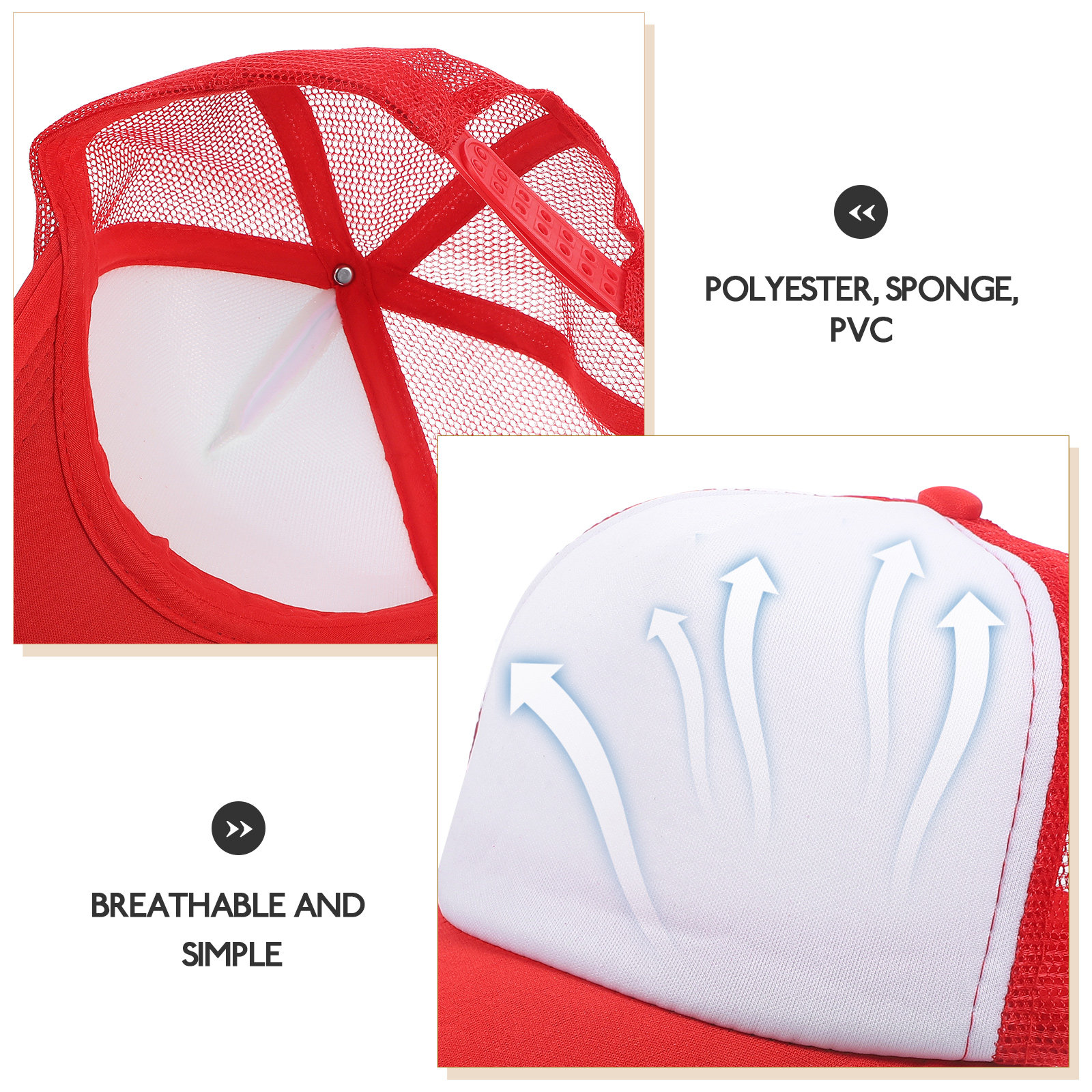 10Pcs Blank Mesh Baseball Caps - مراجعة Hat Sublimation Blank وسعره
