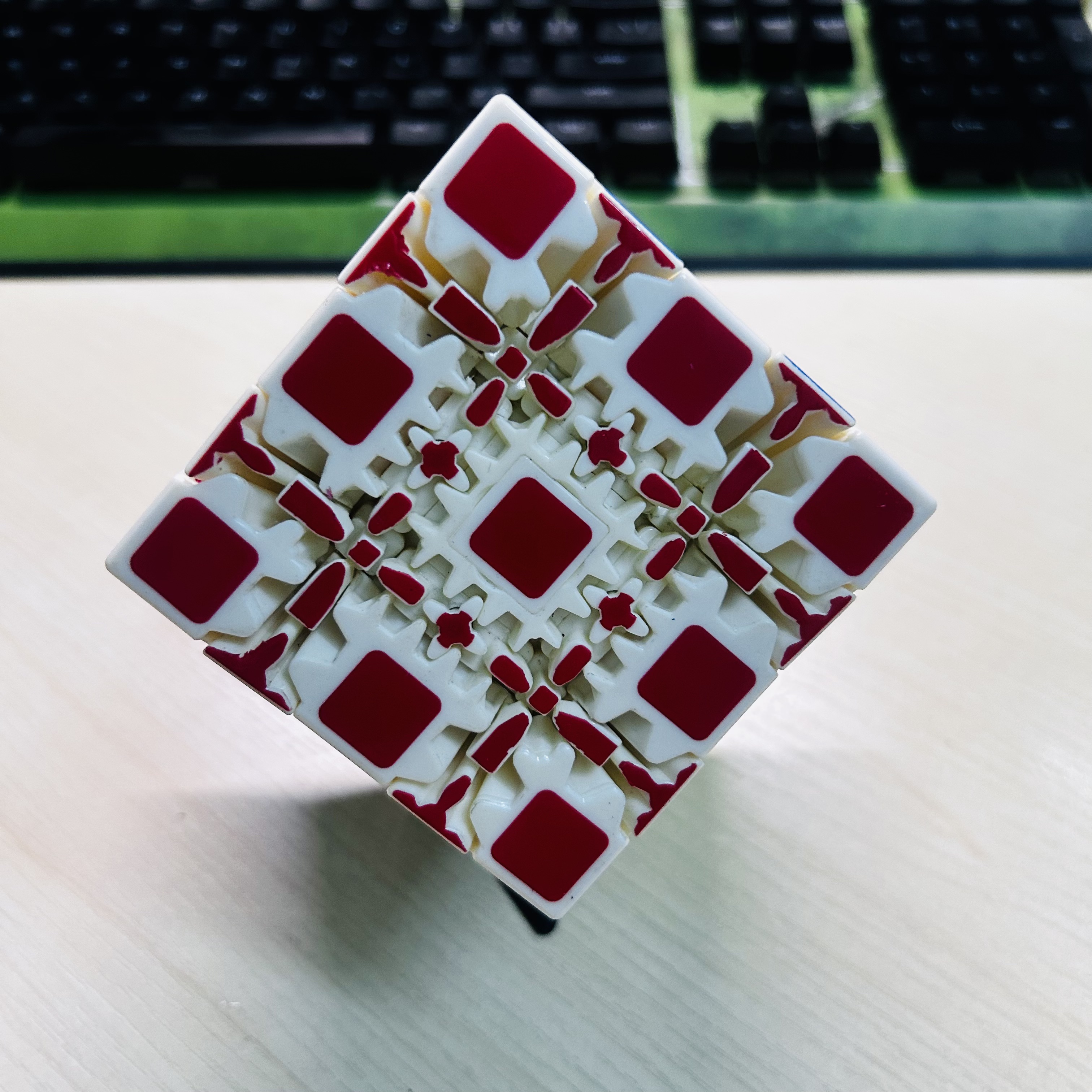 Collection Cube 5x5 Gear Cube  - مراجعة Puzzle Blank White وسعره